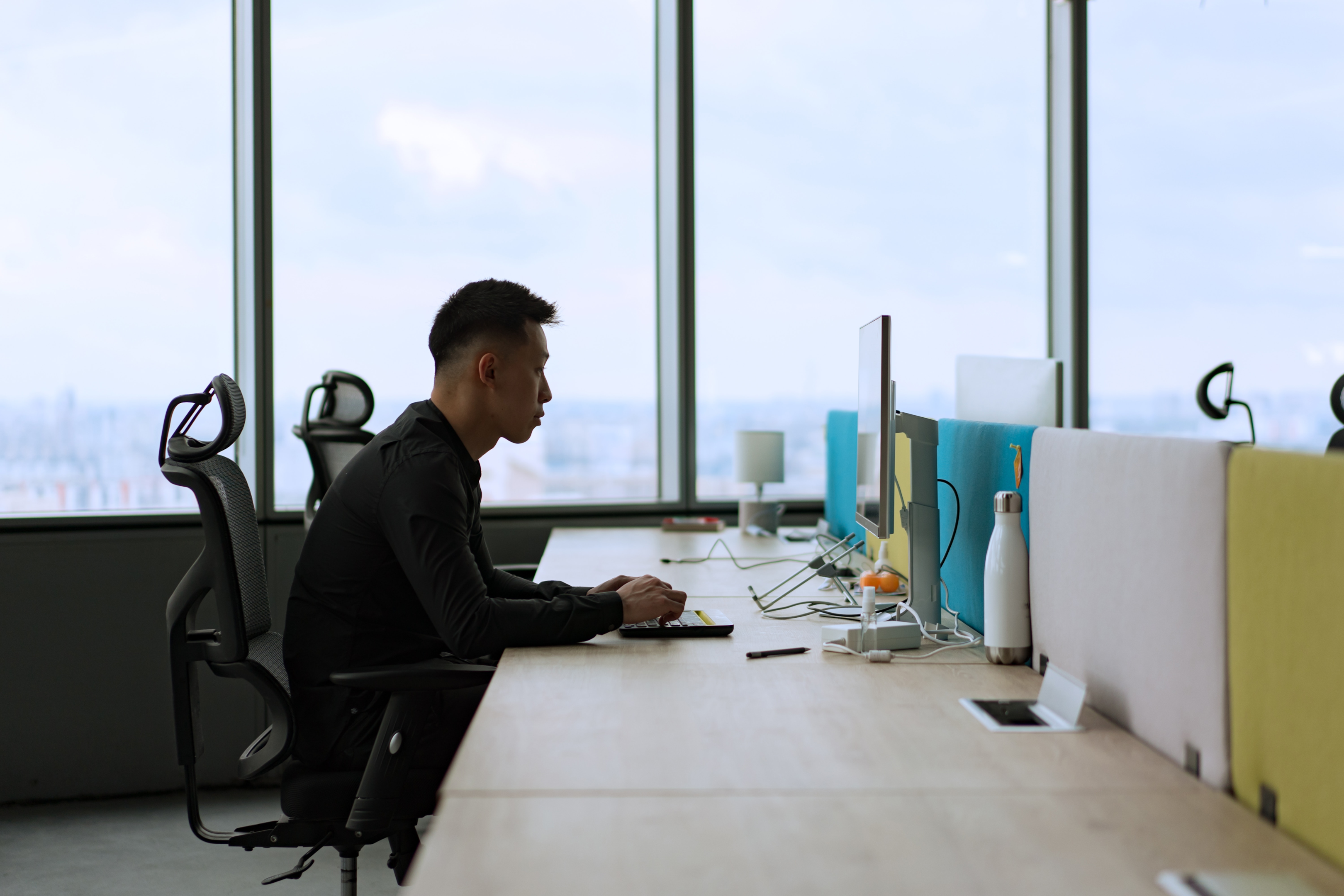 A user is working with a modern desktop to access a modernized AS400 system using a web browser